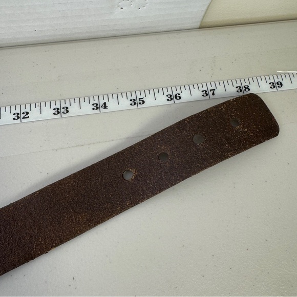 Brave Beltworks Distressed Leather Boho Belt - Premium Quality Size 30 - Picture 9 of 10
